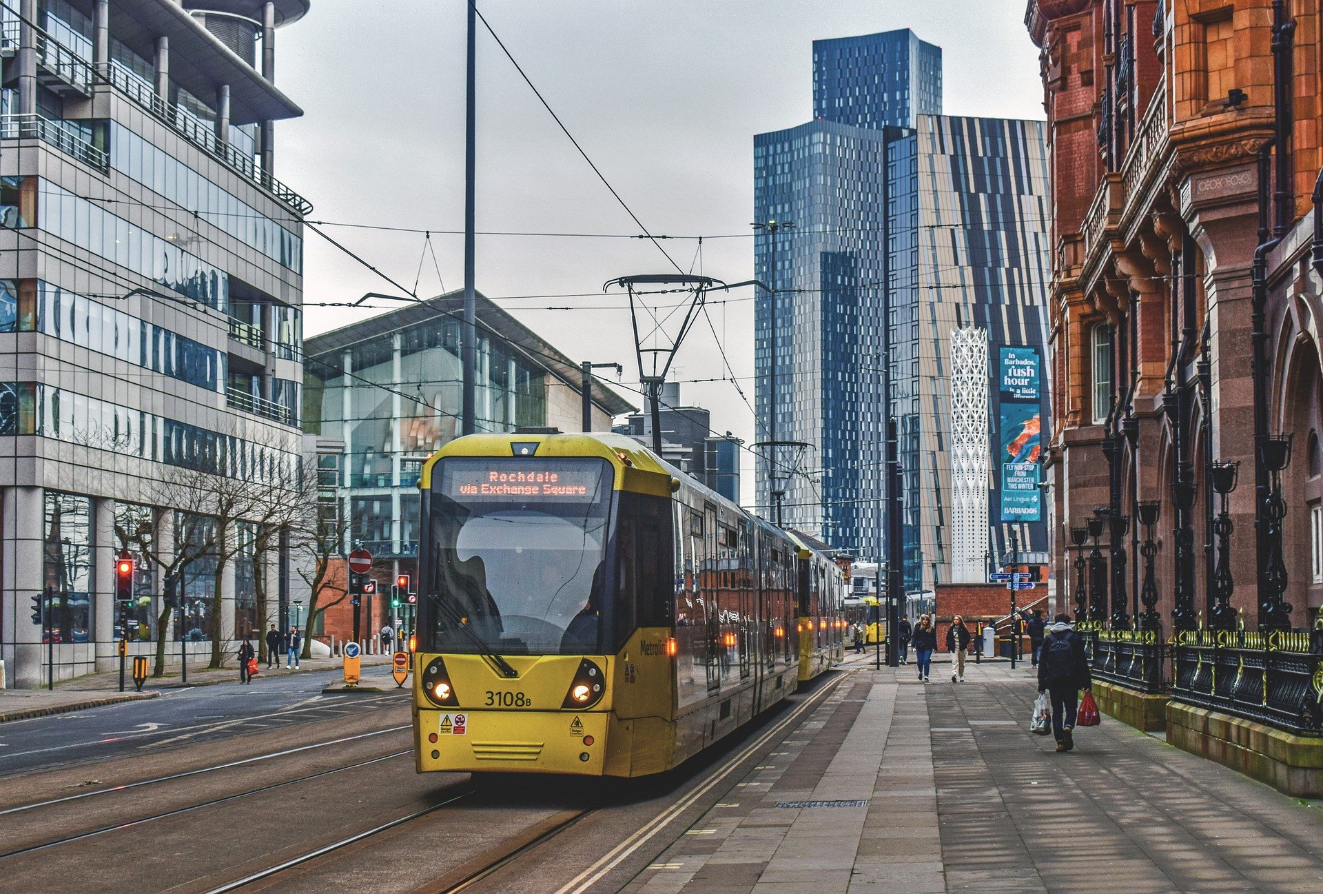 Tram / Metrolink in Manchester