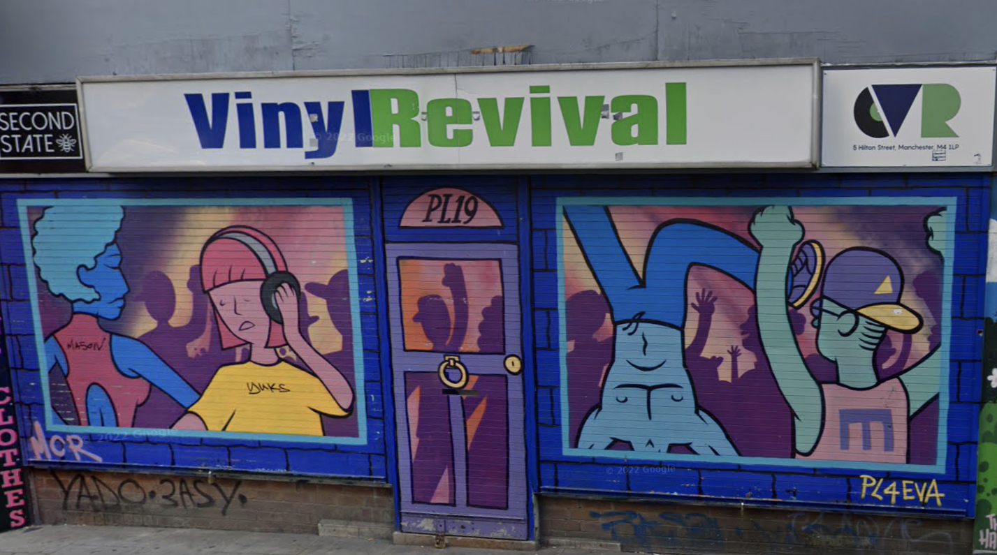 Vinyl Revival shop outage, Image used from Google Images